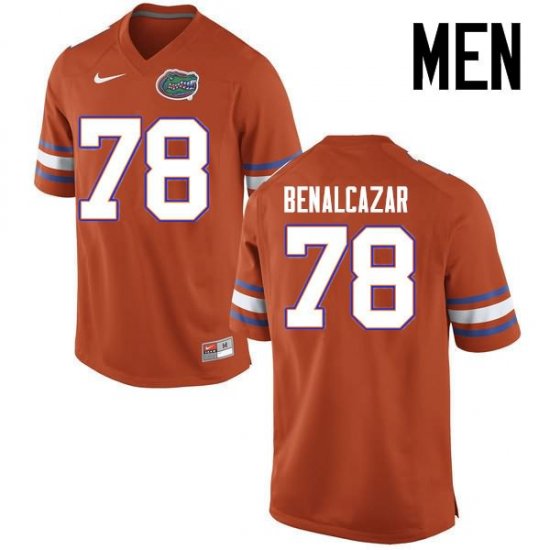 Men's Florida Gators #78 Ricardo Benalcazar NCAA Nike Orange Authentic Stitched College Football Jersey IPL7862GH